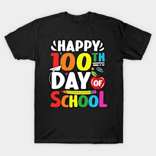 Happy 100th Day of School Kids Child Happy 100 Days T-Shirt